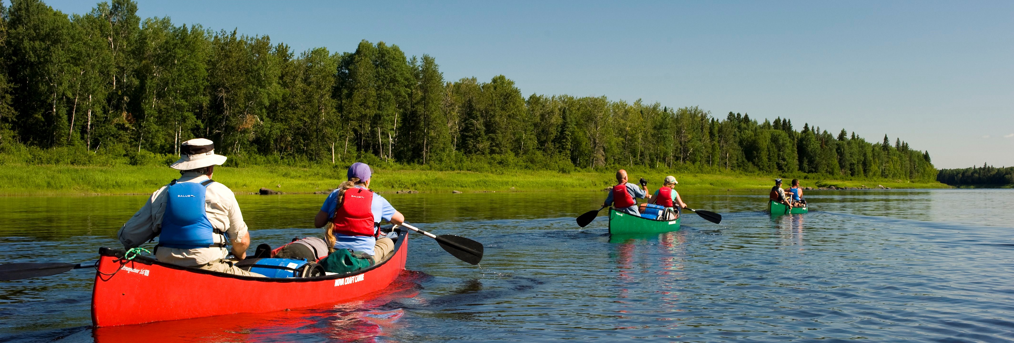 Canoe trip, photo credit Ontario Tourism