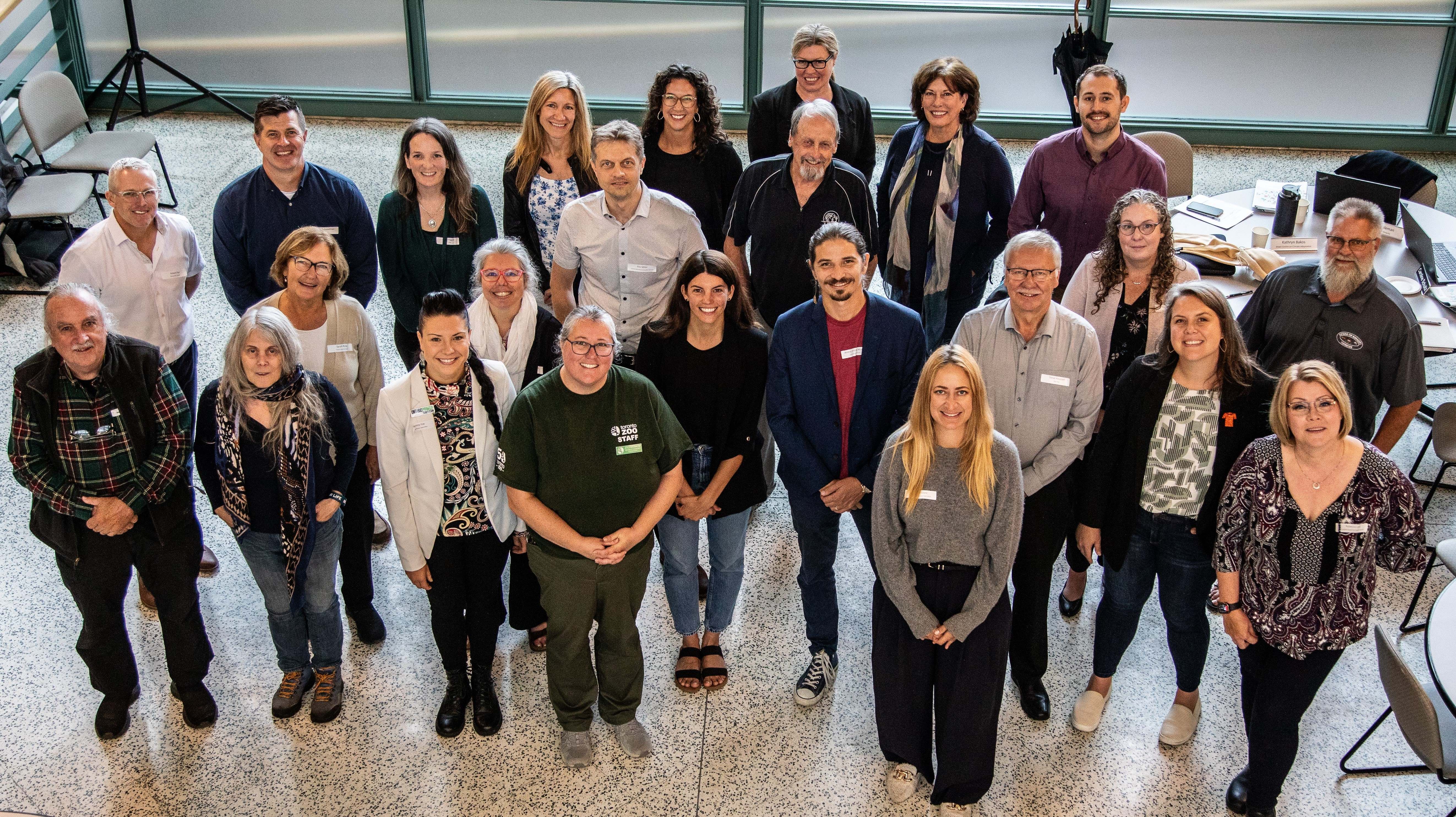 Members of the Ontario Biodiversity Council standing in a group